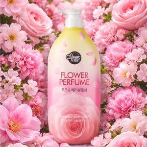 Shower Mate Flower Perfume Body Wash - Pink